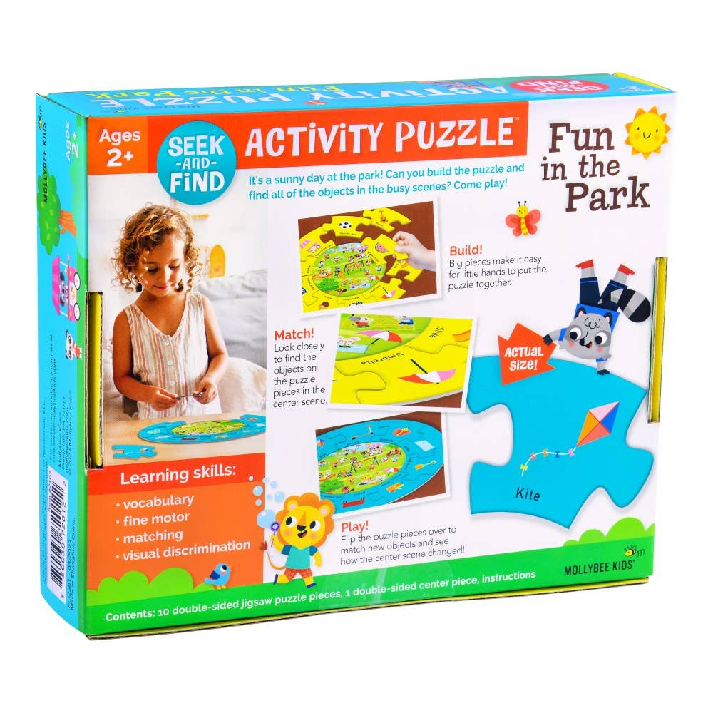 Mollybee Kids - Wholesale Puzzle - Kids - Activity Puzzle Fun in the Park5