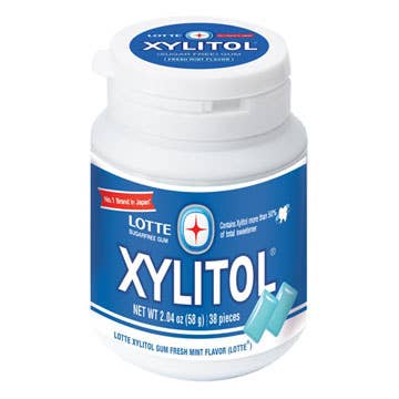 L&F Universal Goods - Wholesale Chewing Gum - Lotte Xylitol Fresh Mint Gum 6/2.04OZ0