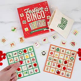 Gift Republic - Wholesale Board Game - Festive Christmas Bingo