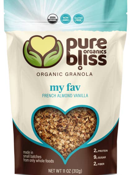 My Fav- Vanille aux amandes françaises - 11oz pour la vente par Pure Bliss Organics