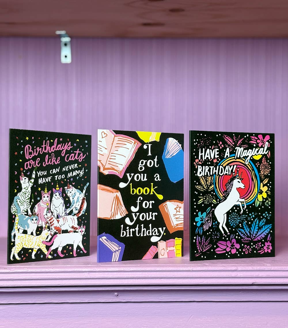 Ash + Chess - Wholesale Birthday Card - Card - Birthday Cats2