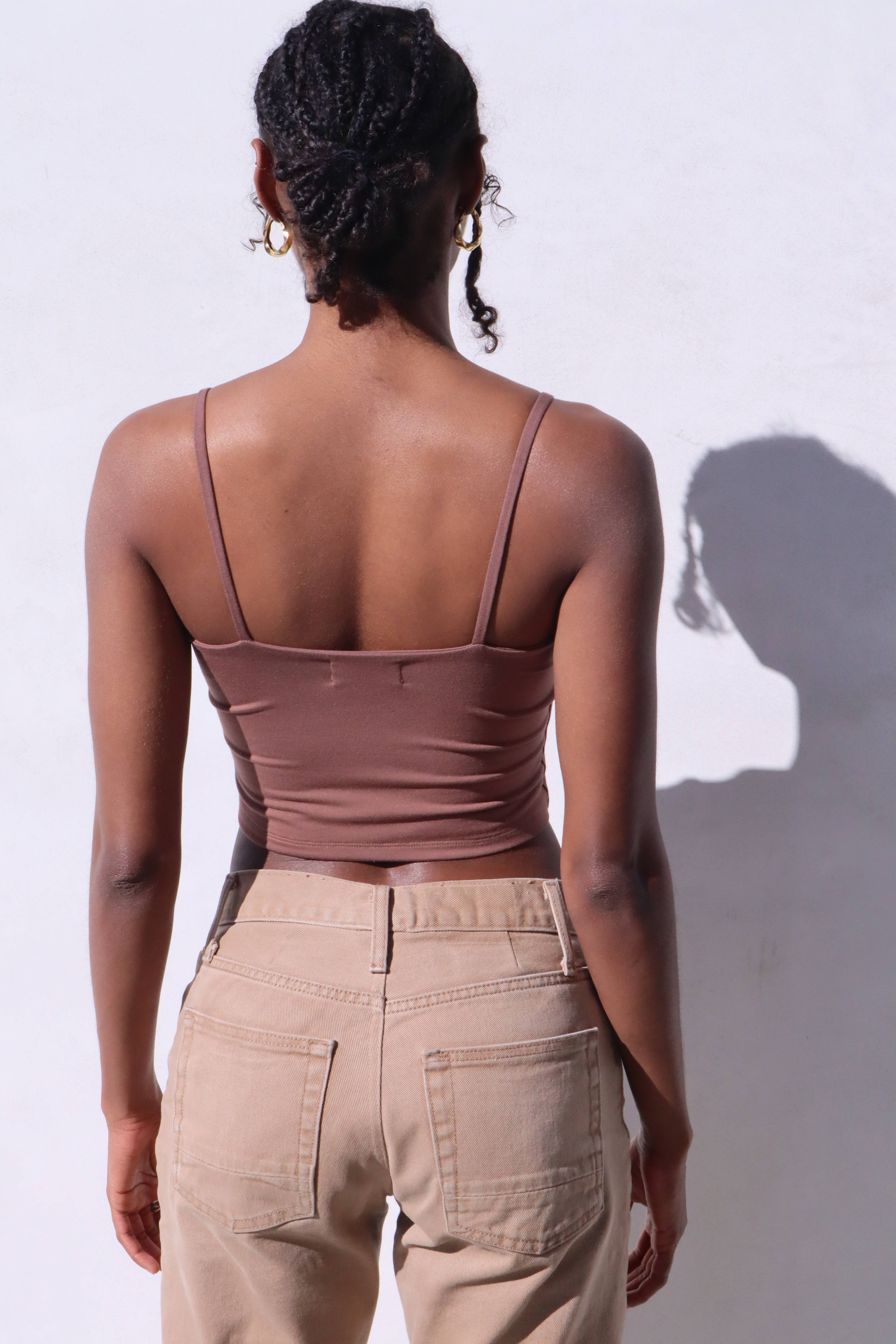 Boob-eez - Wholesale Camisole - Women's - The Kyla - Double Layer Crop1