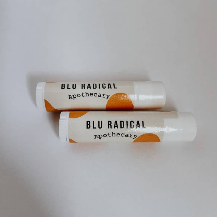 Organic Calendula & Ghee Lip Balm for wholesale by Blu Radical Apothecary