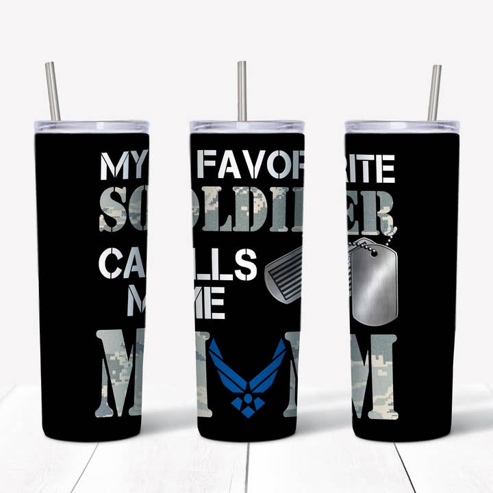 Bicchiere Straight Transfer AF Mom 20oz per la vendita all'ingrosso da parte di Rustic Pineapple