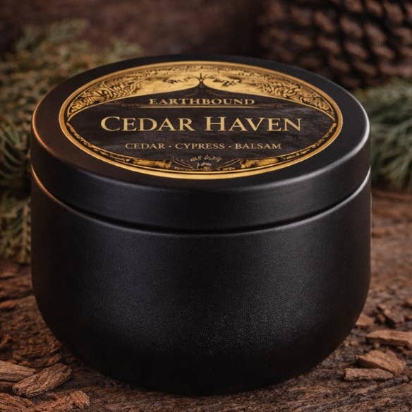 Flame Craft Candles - Wholesale Jar/Filled Candle - Cedar Haven | Grounding Cedar Scented Soy Wax2
