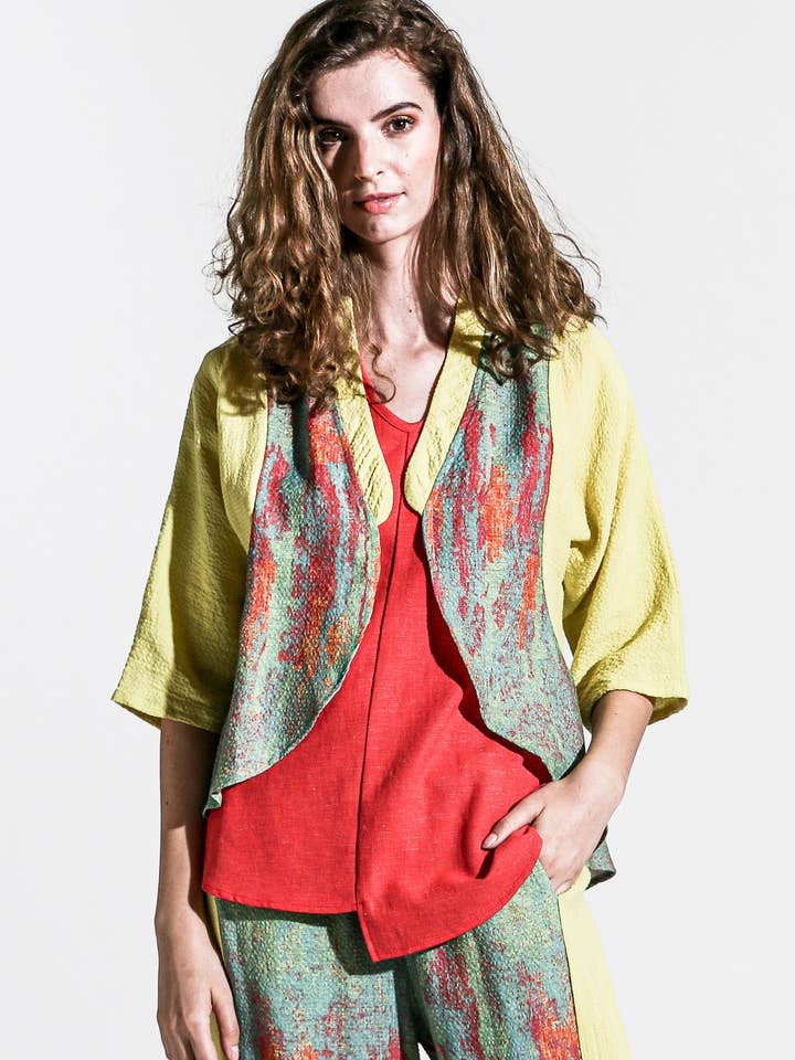 Art Splash Bolero for wholesale by Khangura