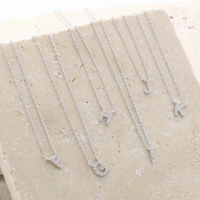 Bearfruit Jewelry - Wholesale Pendant/Charm Necklace - Crystal Initial Necklace3