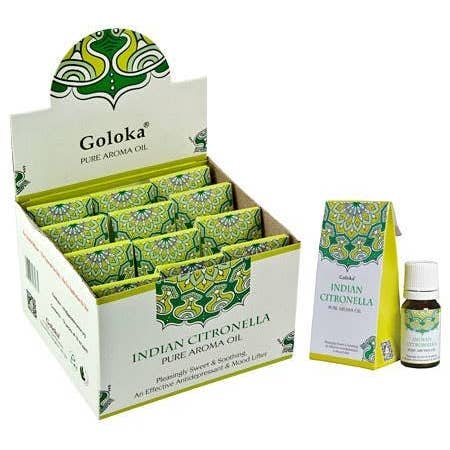 GREENROOTS USA LLC - Wholesale Fragrance Oil - Goloka Pure Aroma Oil 10ml - 1/3 fl.oz. (12 Per Box)3