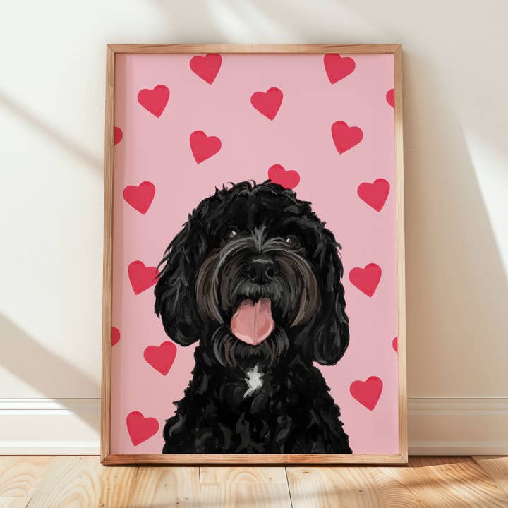 Impression de chien, art canin, art mural canin pour la vente par Richarts Designs