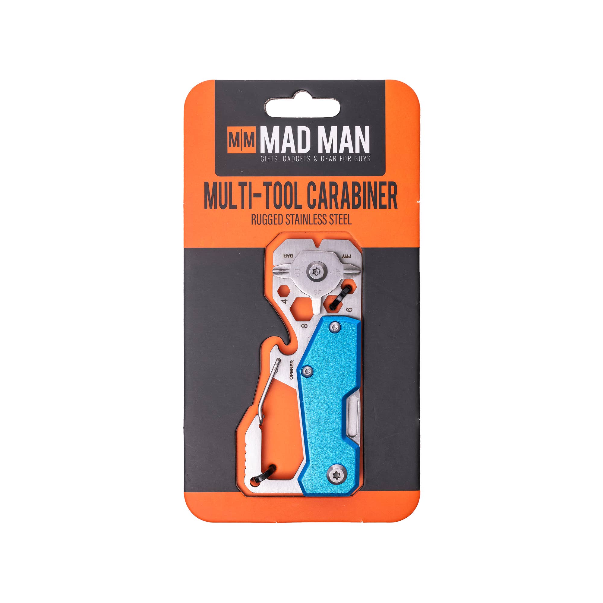 Mad Man - Vente Outil de bricolage - Mousqueton multi-outils en acier inoxydable9