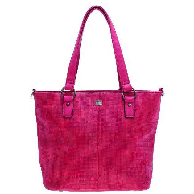 Bernardo Bossi - Wholesale Shoulder Bag - Women's - Bernardo Bossi Handbag Bowling Bag “Perforated13