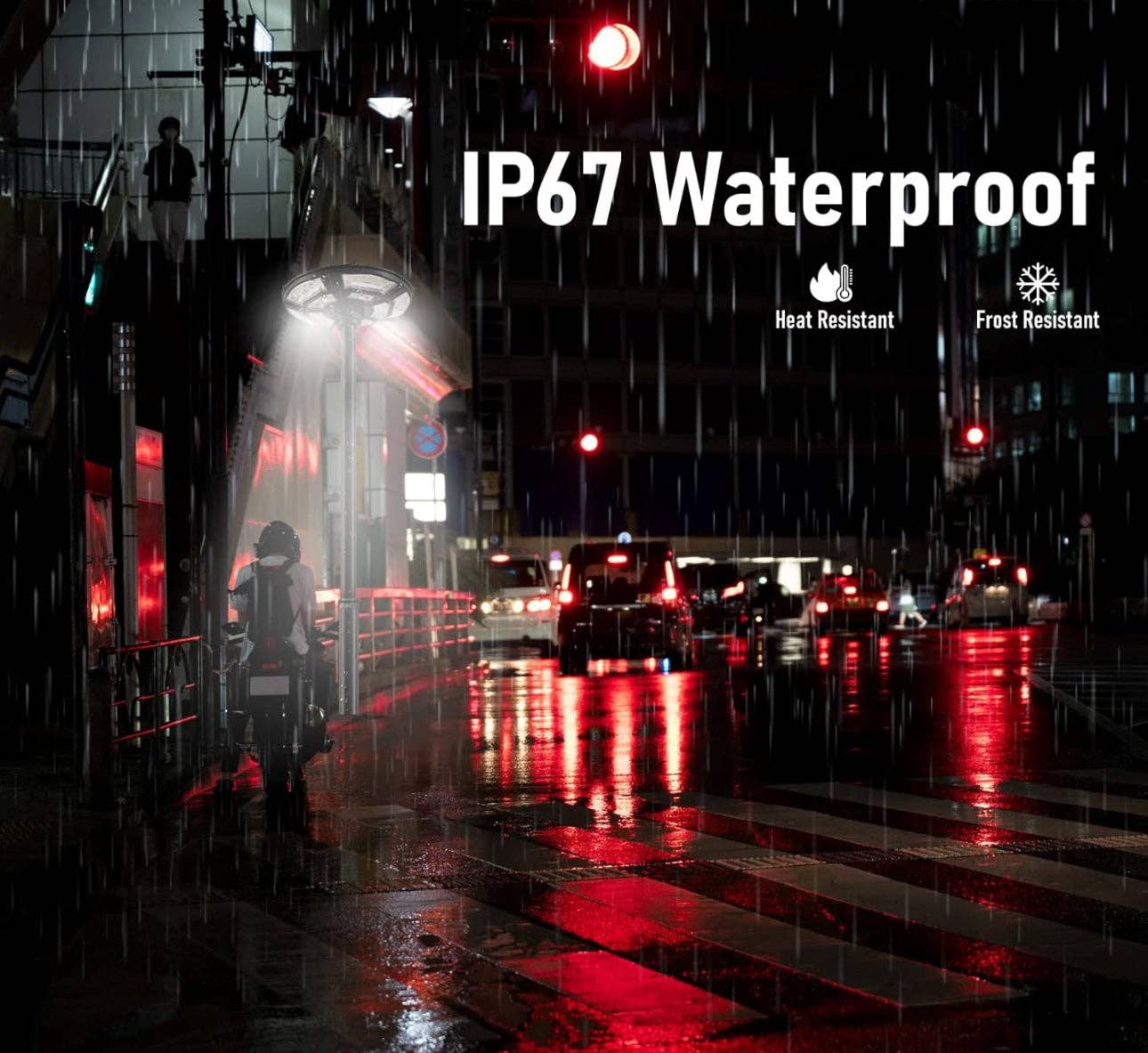 OutdoorSolarOutlet - Wholesale Outdoor/Lawn Light - 2500W Solar Outdoor Light UFO Garden Pole And Wall Street Lights For Home, Yard, Farmhouses with Remote10