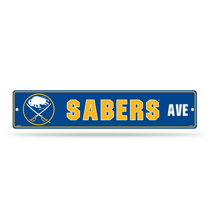 NHL Buffalo Sabres Street Sign, 5 x 24-inches for wholesale by Majestic Sports
