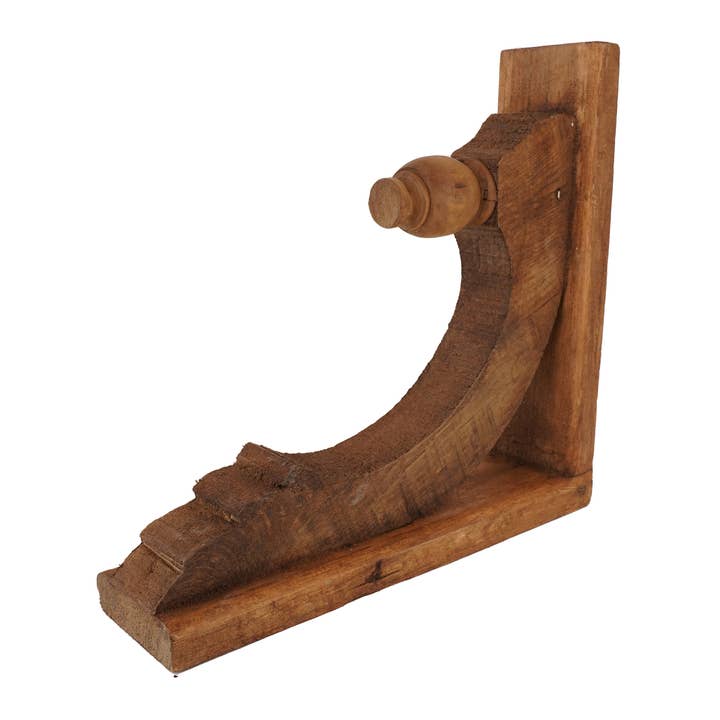 My Amigos Imports - Vendita all'ingrosso Decorazioni da tavolo - Casa colonica Corbel-Fancy-Rustic-Legno-3Wx10Dx11H pollici-Fancy1