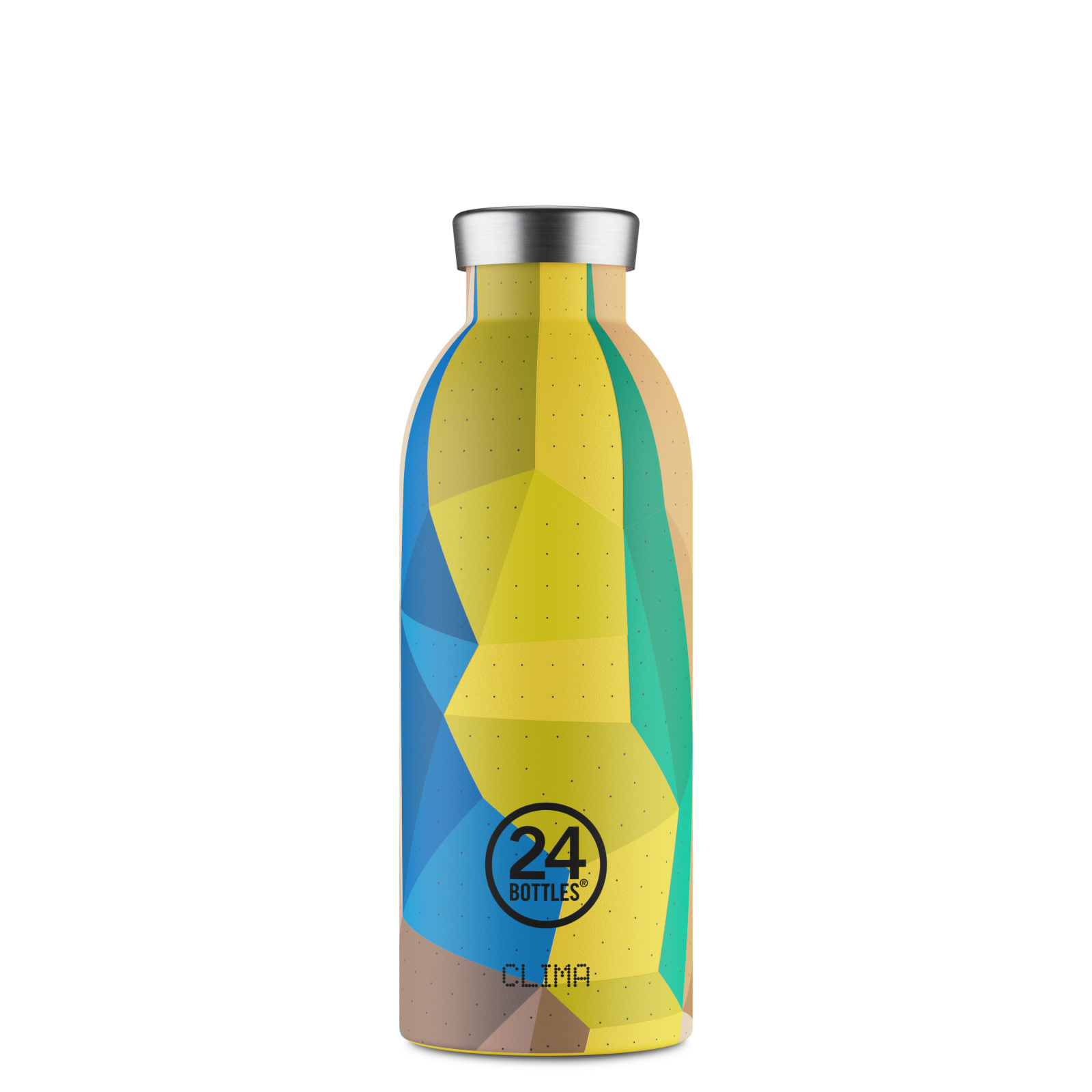 24Bottles - Wholesale Water Bottle - Clima Bottle | Yellow Vertigo - 500 ml0