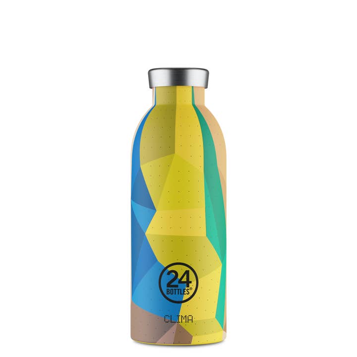 24Bottles - Wholesale Water Bottle - Clima Bottle | Yellow Vertigo - 500 ml
