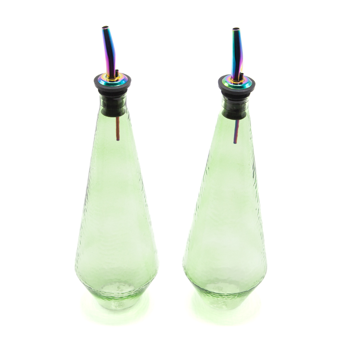 Brût Home and Glassware - Vente Distributeur d'huile et de vinaigre - Ensemble Huile et Vinaigre Claude | Bouteille d'Huile | 30CL | vert5