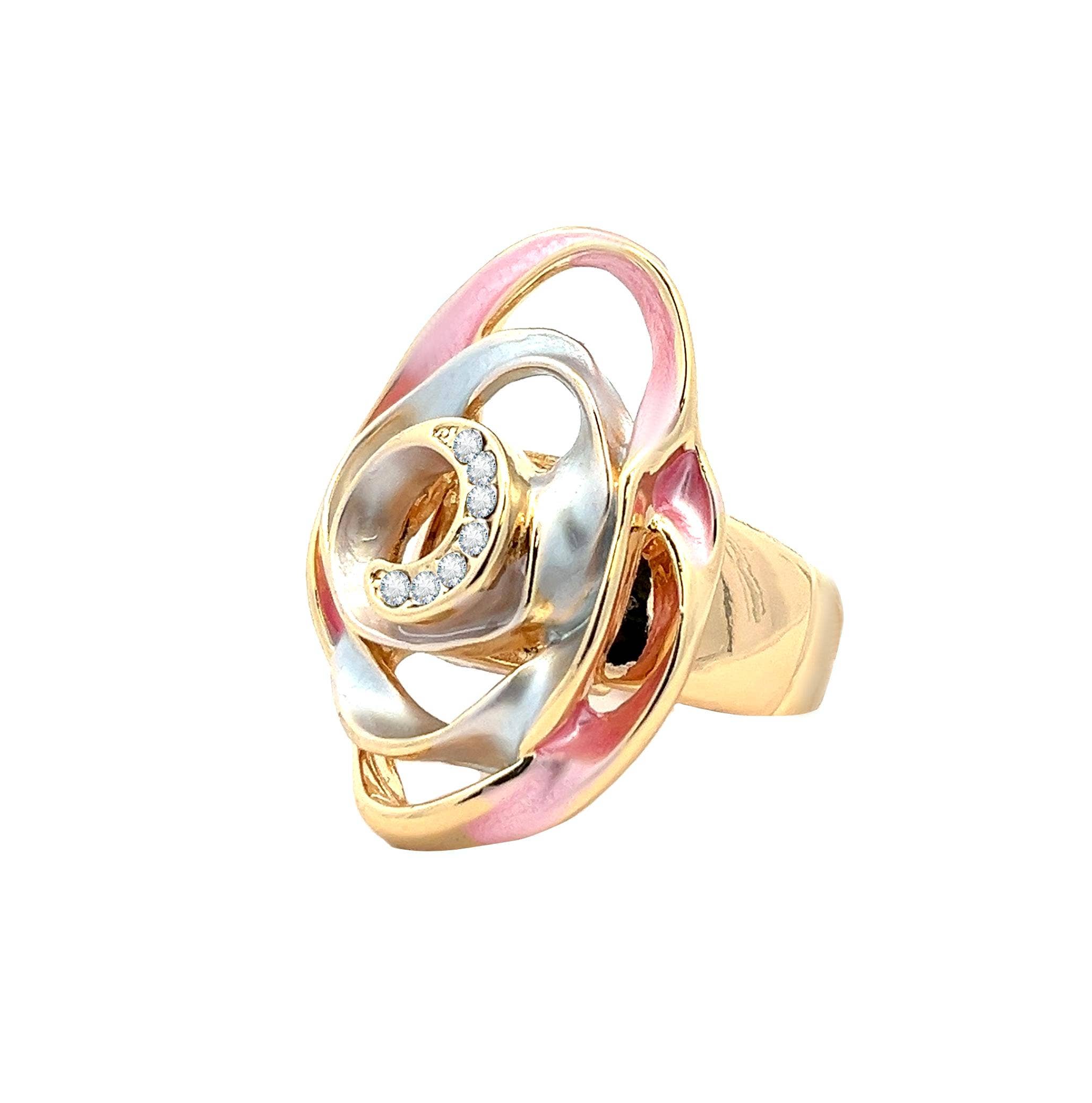 AMORINO SRL - Wholesale Cocktail/gelegenheidsring - Elastische ring - SW2348E9234