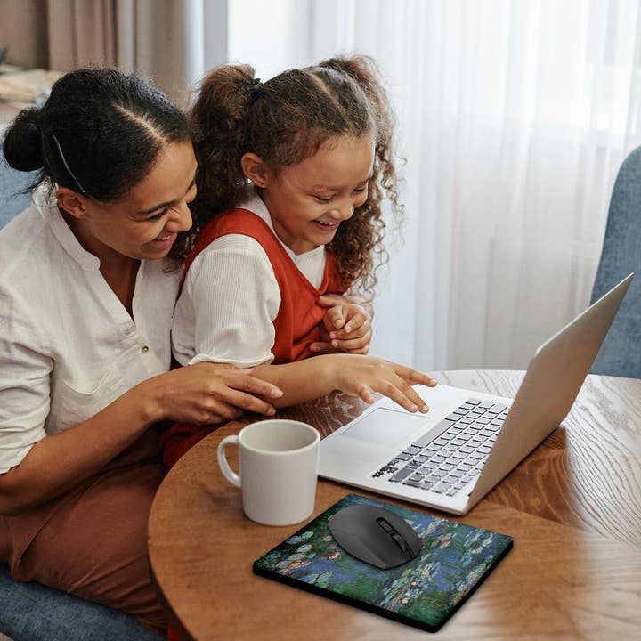 3dRose - Wholesale Mousepad/Trackpad - 3dRose, Waterlilies by Claude Monet Impressionist , Mouse Pad1