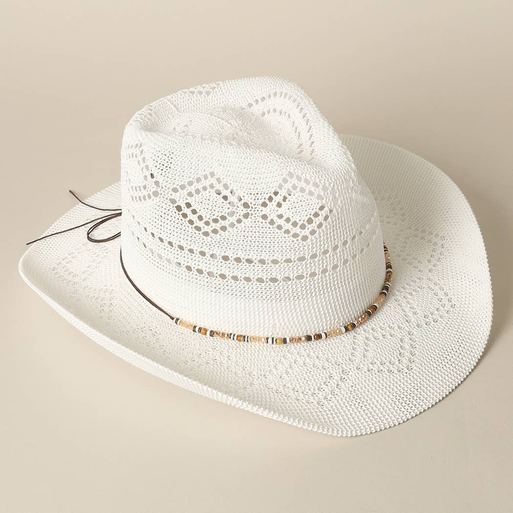 Fashion City - Wholesale Straw Hat - Women's - Eco-Friendly Woven Cowboy Panama Adjustable Sun Hat16