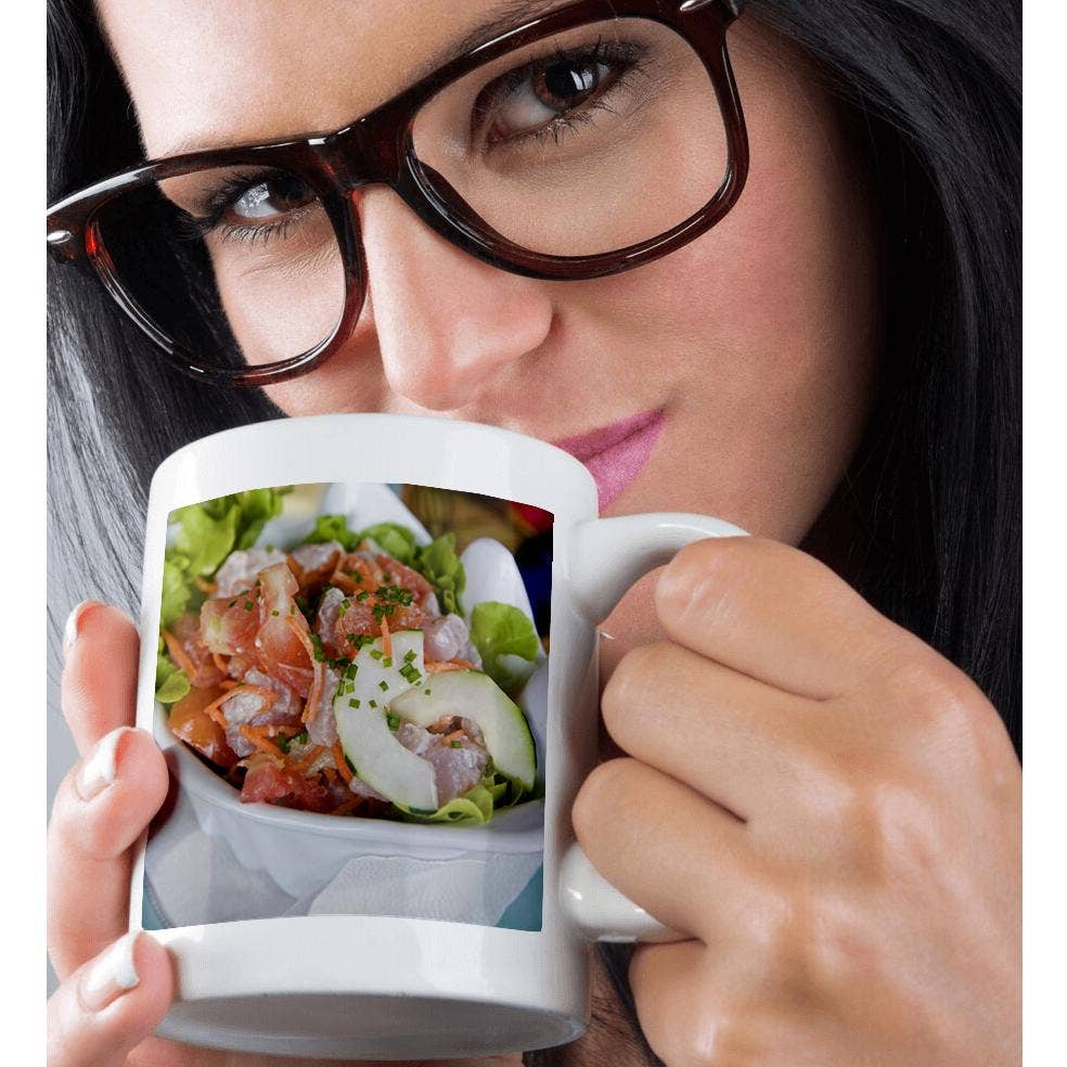 3dRose - Wholesale Coffee Mug - 3dRose, Cuisine, Poisson Cru, Les Tipaniers Hotel, Moorea - OC13 DPB0152 - Douglas Peebles, Mug9