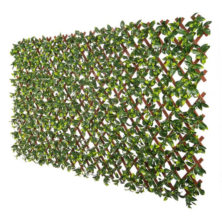 Designer Plants - Wholesale Trellis - Expandable Faux Jasmine Trellis Privacy Fence (Variable Size) UV Resistant 72" x 36"