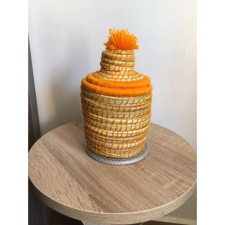 marrakeshop - Wholesale Basket - Moroccan Handwoven Berber Pot Basket4