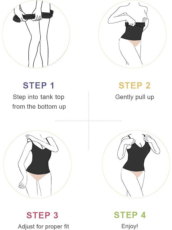 SHAPERX - Vente Sous-vêtements sculptants – femme - Débardeur modelant SHAPERX Seamless pour femmes à encolure dégagée