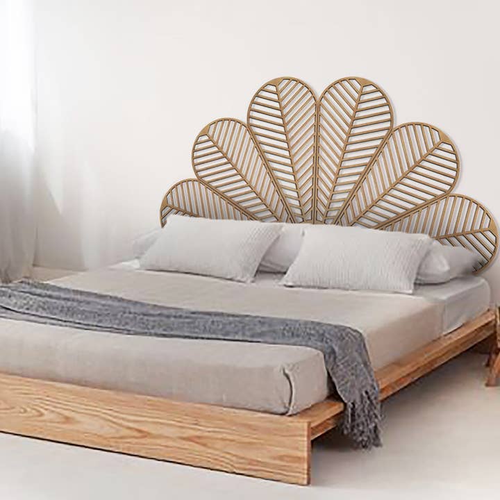 Studio Rima - Wholesale Headboard - Wooden Art Headboard - All sizes - Natural Wood - Bed Board