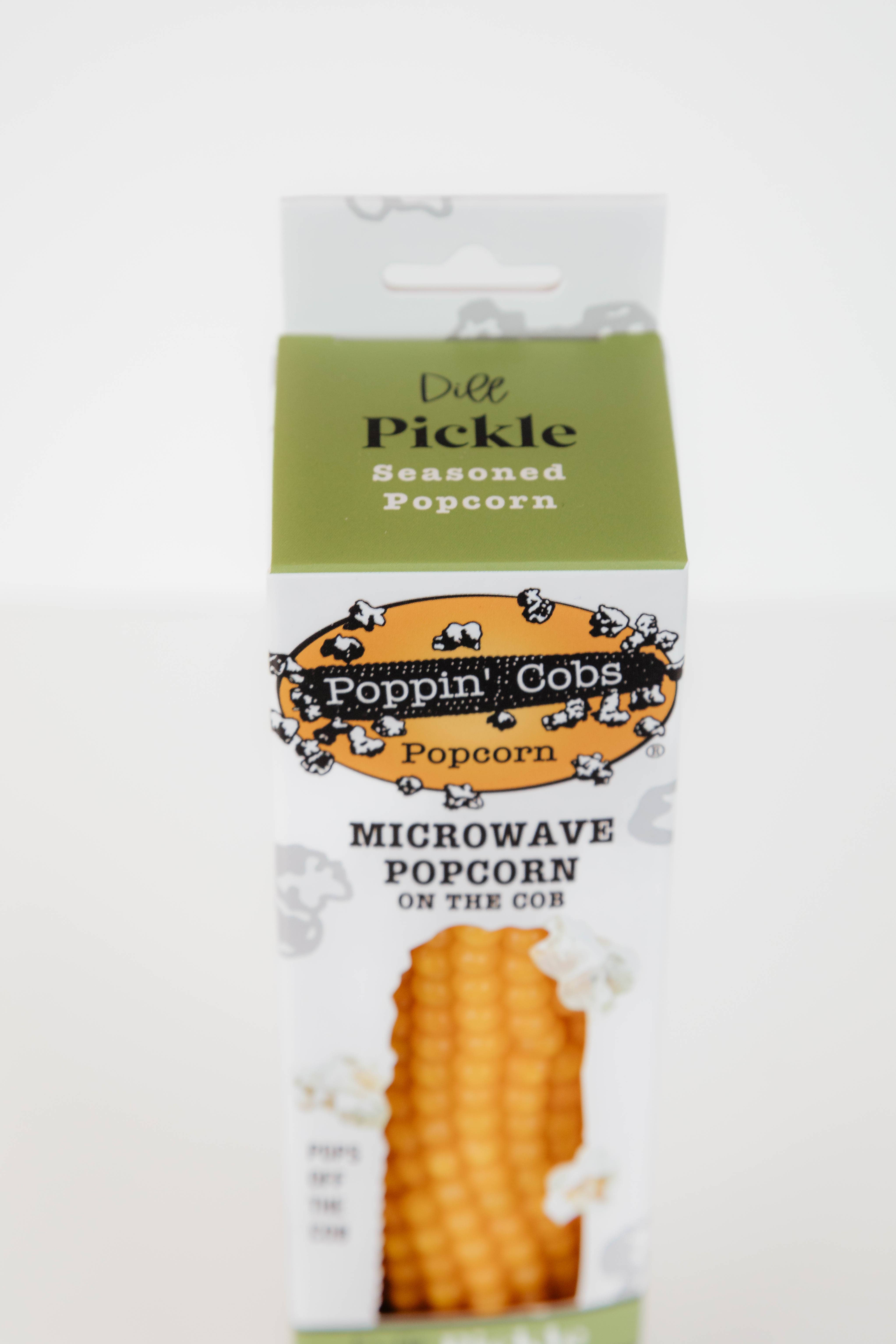Poppin' Cobs Popcorn - Wholesale Popcorn - Popcorn on the Cob with Dill Pickle Seasoning11