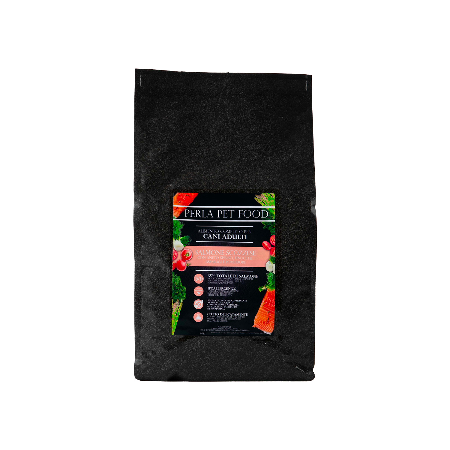 Perla PetFood - Wholesale Pet Food - Dog - Sensitive Adult Dog Kibble - Scottish Salmon1