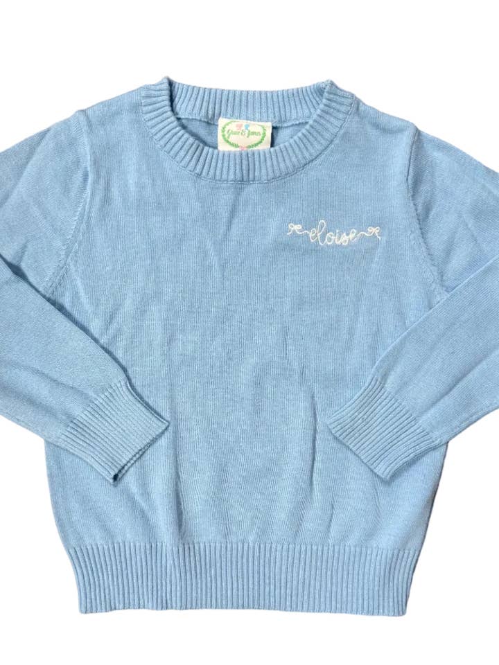 ELOISE Suéter Bordado - MUESTRA para venta al por mayor de Grace and James Kids