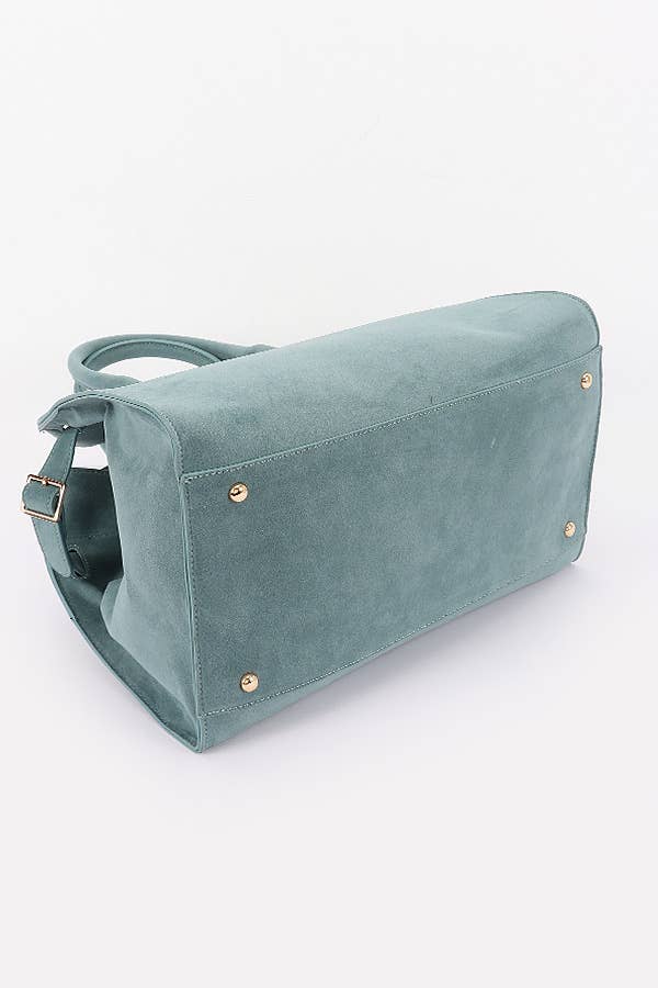 Shop Neighbors - Wholesale Tote Bag - Women's - Faux Suede Tote Bag3