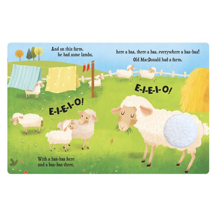Little Hippo Books - Wholesale Book - Kids - Old MacDonald Had A Farm: A Touch and Feel Book