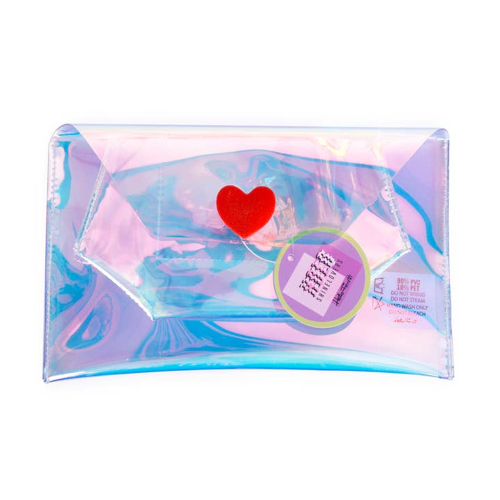 Helio Ferretti - Wholesale Pouch – Women’s - BIG HEART HOLO POUCH HF0