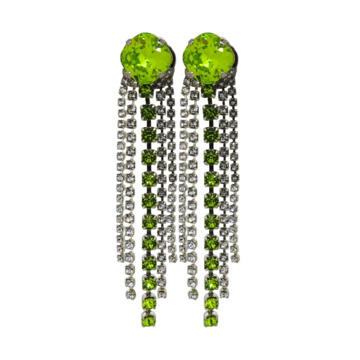 The Green Shooting Stars in Platinum for wholesale by VICKISARGE