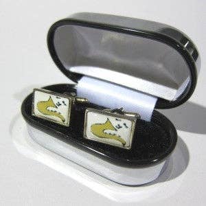 Boutons de manchette Saxophone encadrés pour la vente par The Music Gifts Company