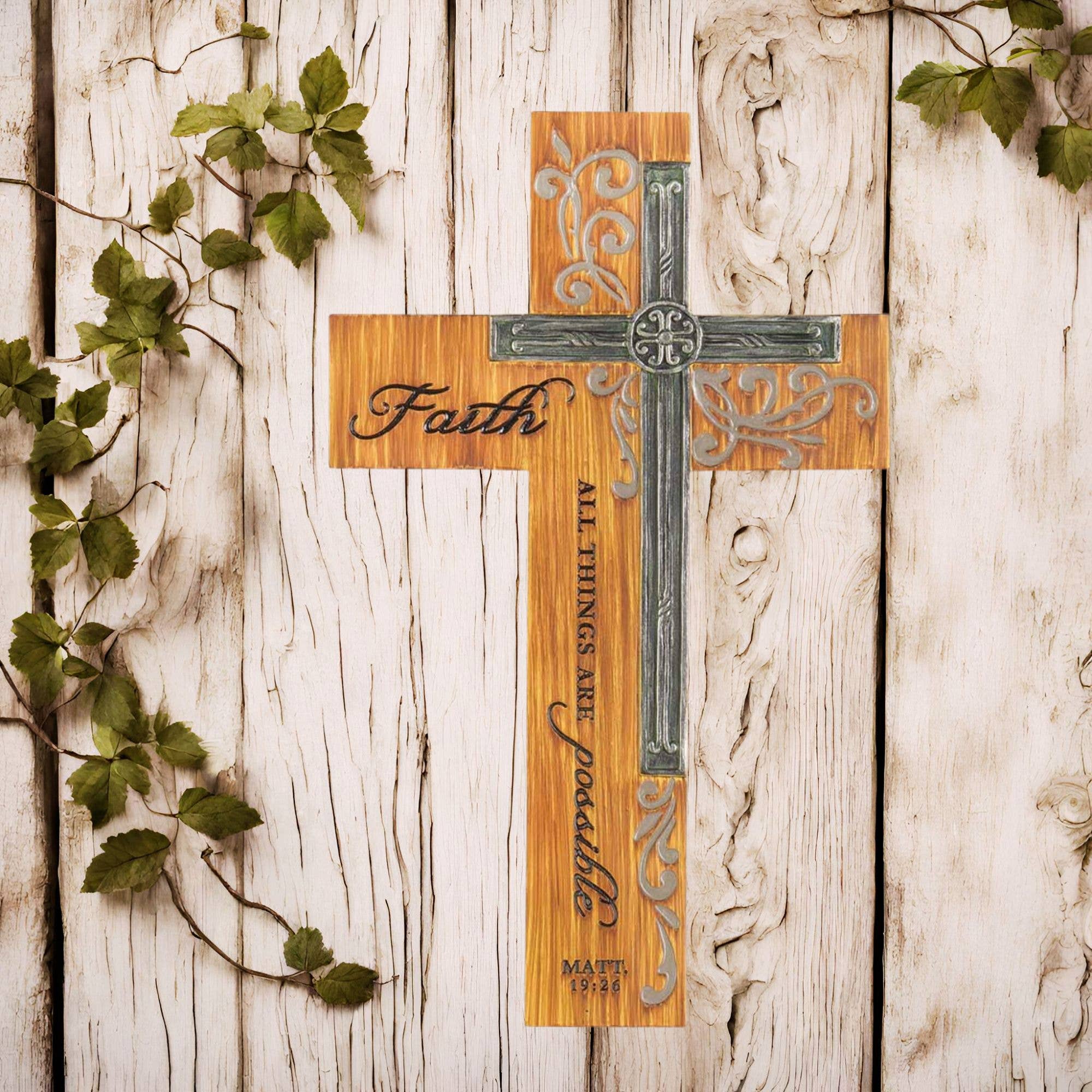 Dicksons - Wholesale Wall Cross - Faith All Things Double Wall Cross1