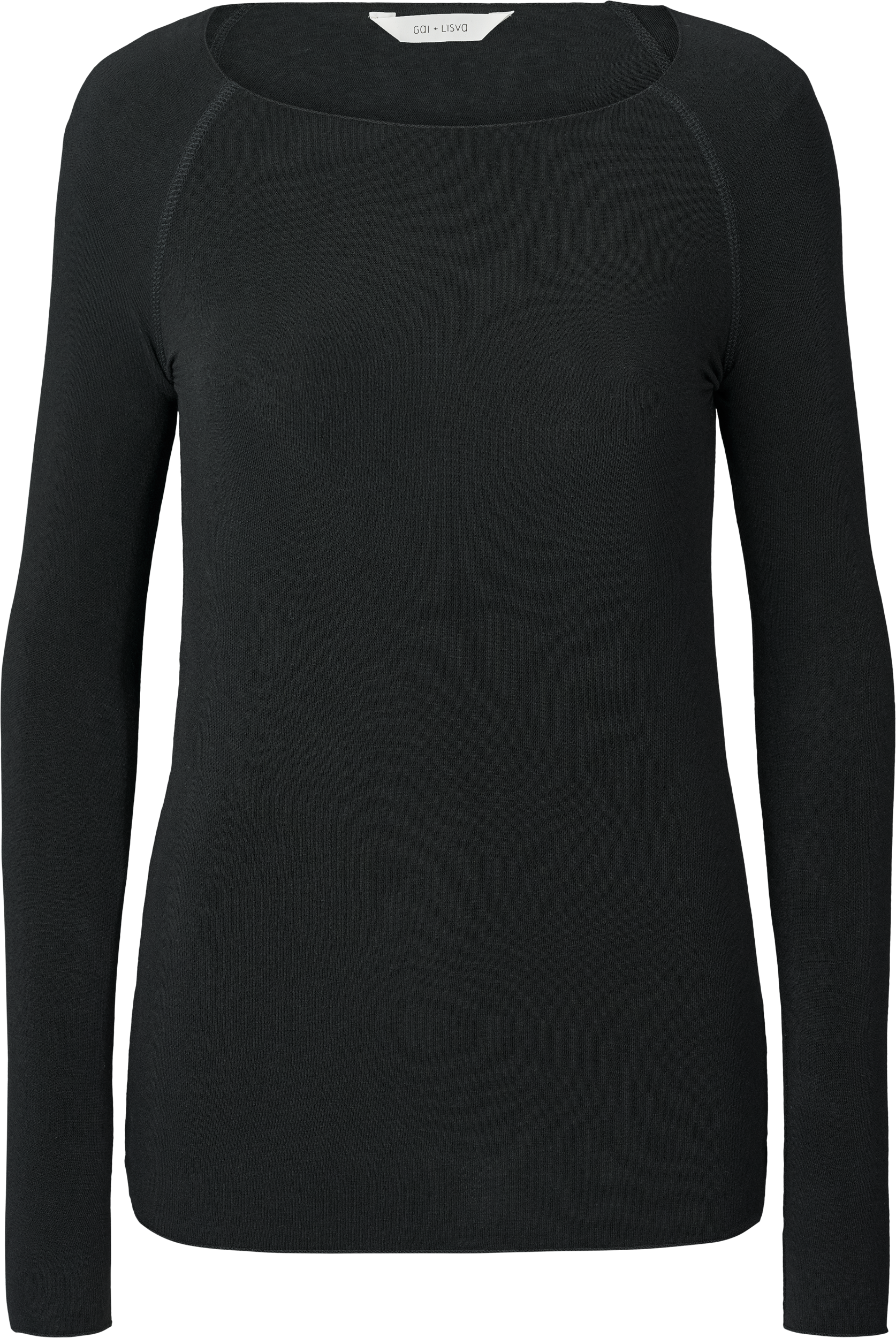 gai-lisva - Wholesale Knit Top - Women's - Amalie Wool Top - Black1