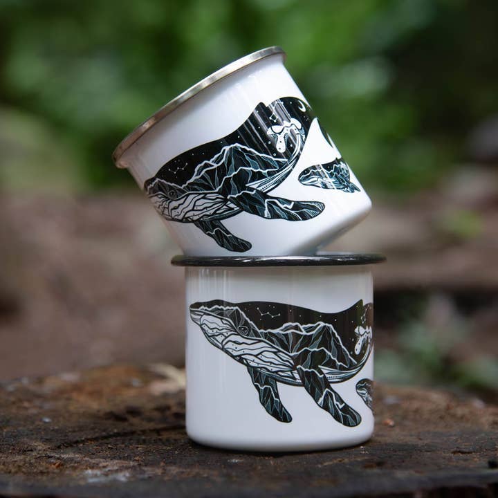 Little Whale, Camping Mug for wholesale by Mountain Mornings