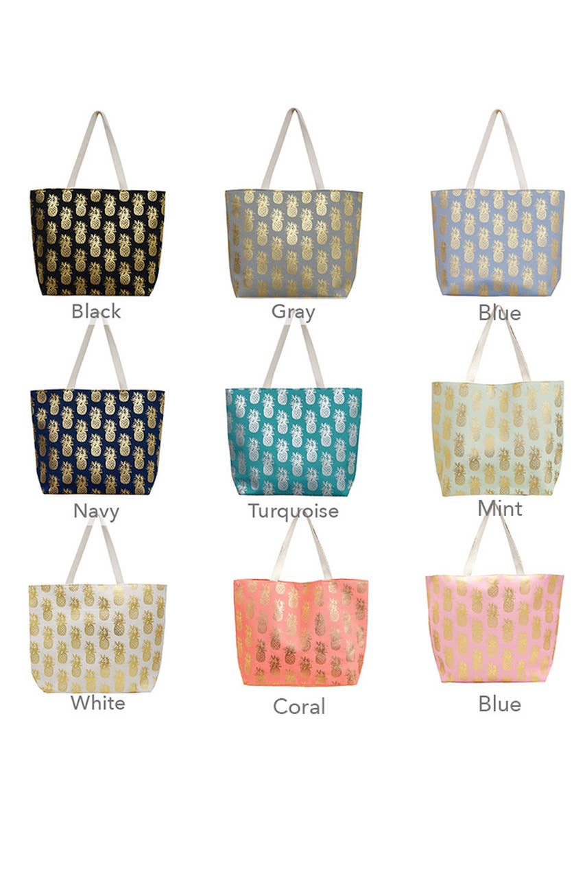 Hana – wholesale Beach bag – Pineapple Pattern Beach Bag20