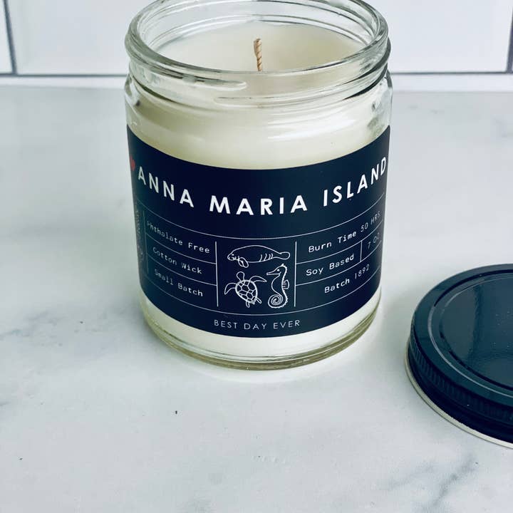 Rambling Caravan - Wholesale Jar/Filled Candle - Anna Maria Island, FL Candle5