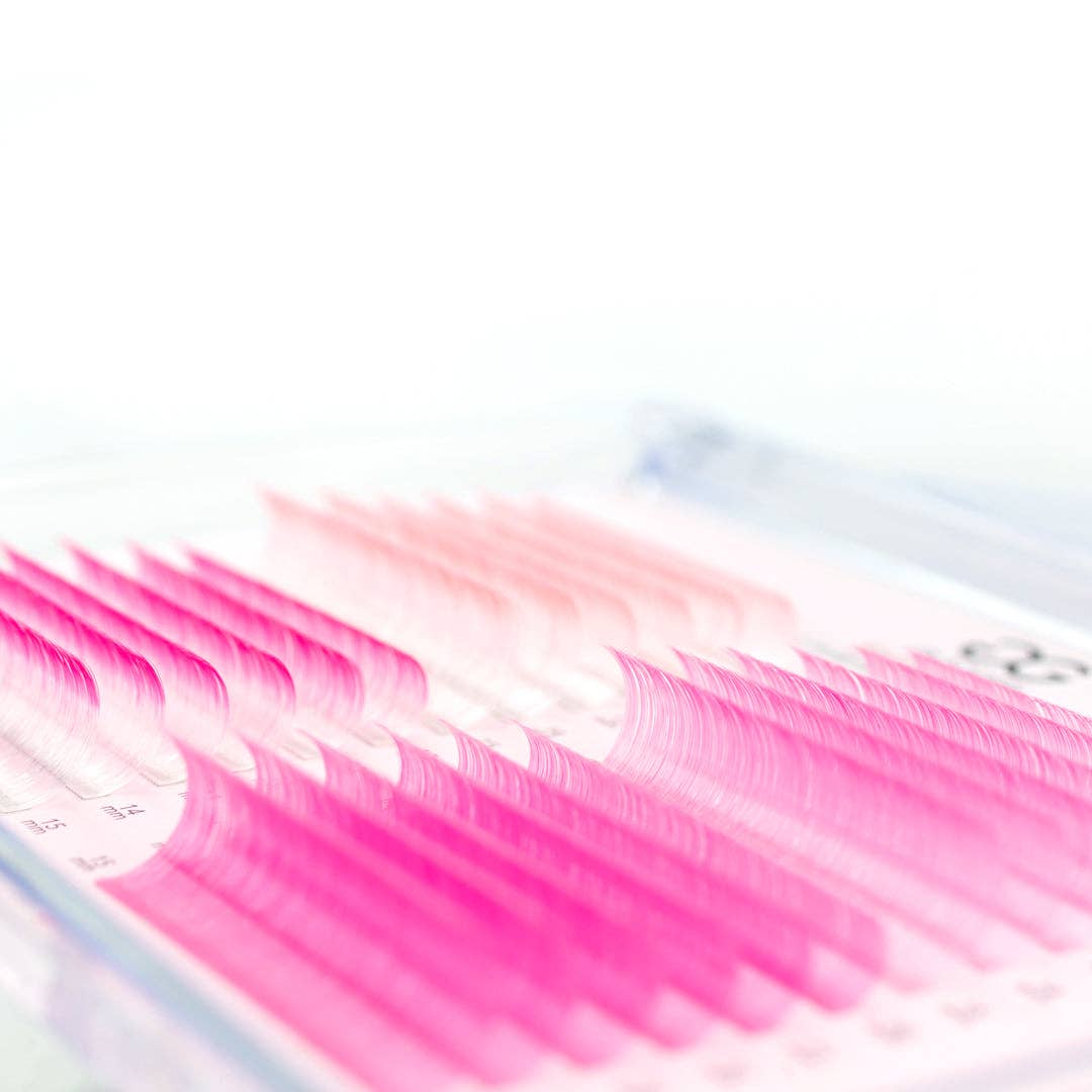 GladGirl - Wholesale False/Fake Eyelashes - Signature Mink Mixed Length Techno-Color Lashes - D Curl7