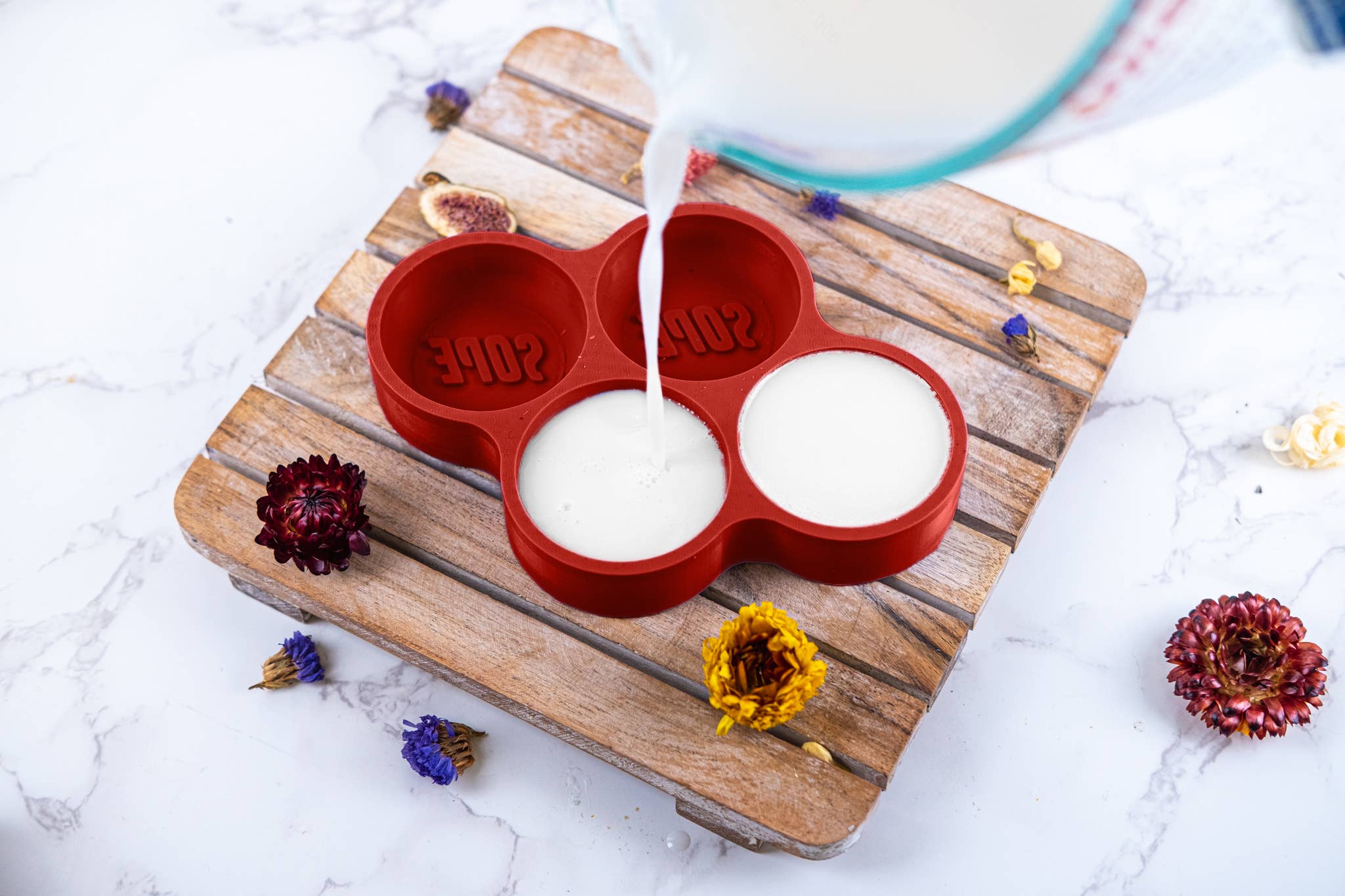 Siligrams - Wholesale Craft supplies - Custom Design 3" Soap Mold1