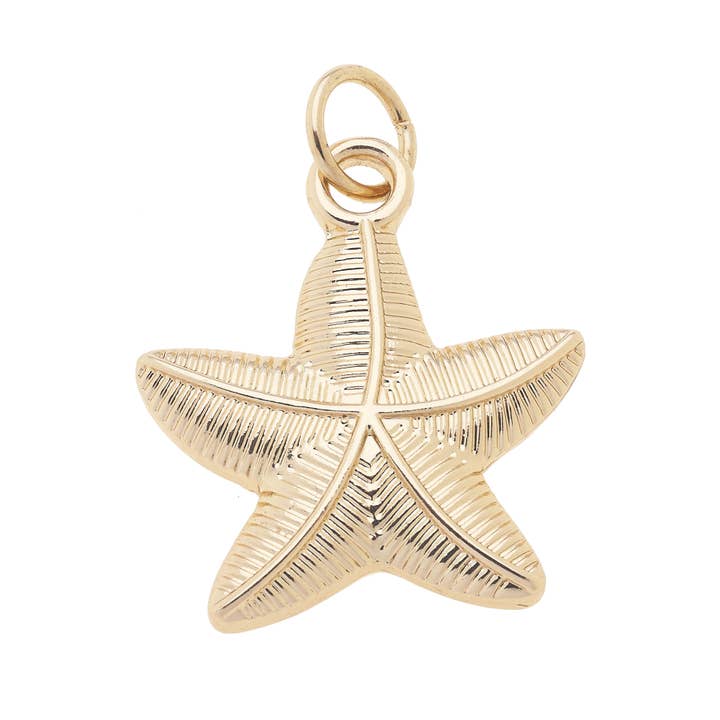 Sjöstjärneberlock i glänsande guld för wholesale av Canvas Style