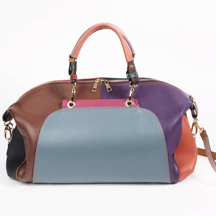 Mala Multicolor Rachelle por atacado de Verdi Pelle