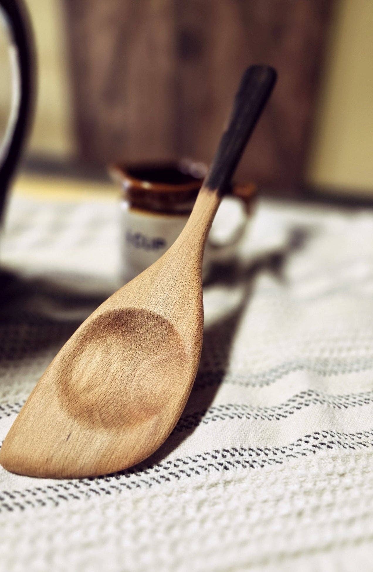 Two Ravens: Tool & Craft - Wholesale Kitchen Spoon - Souper Spoon - Handmade Wood Kitchen Utensil1