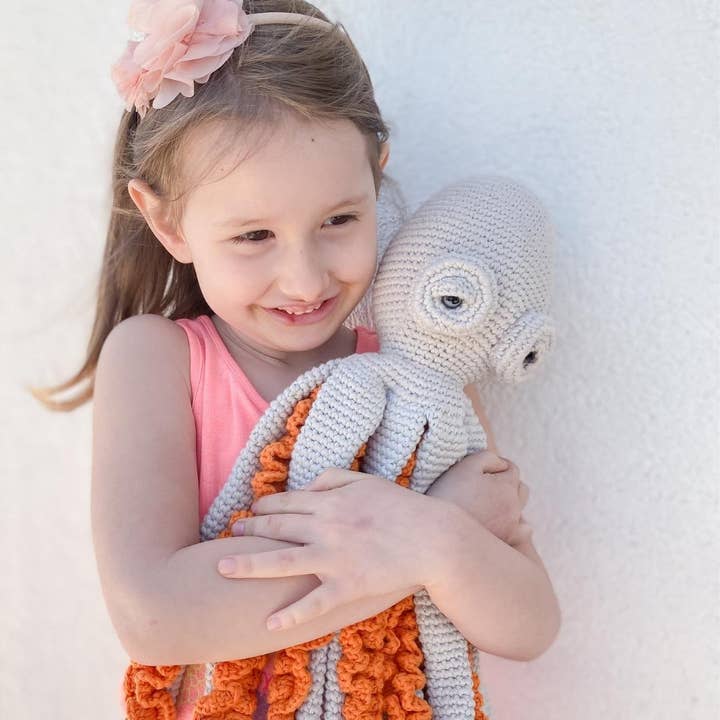 BEBEMOSS, LLC - Wholesale Stuffed/Plush Toy - Kids & Baby - Stuffed animal toy, octopus, organic cotton3