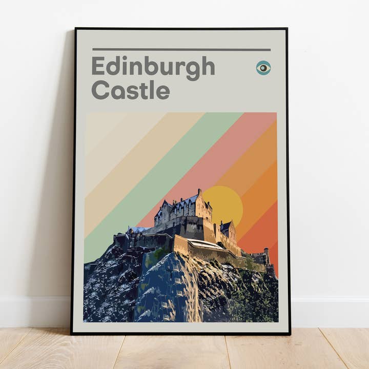 Jaffa Orange - Vendita all'ingrosso Stampa artistica - Poster da parete con stampa del castello di Edimburgo, Scozia2