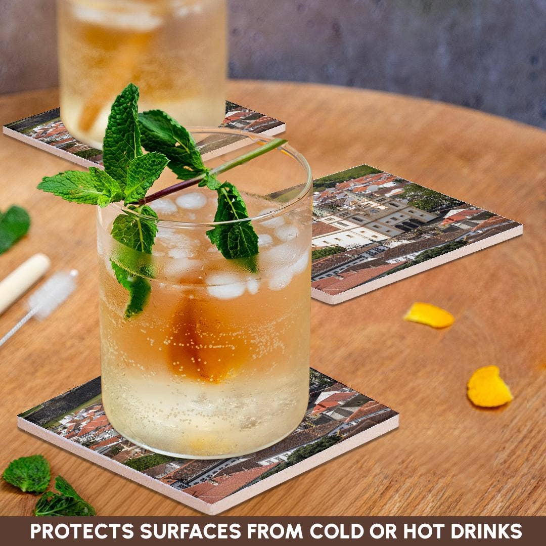 3dRose - Wholesale Coasters - 3dRose, Portugal, Azores Terceira Island, Santissimo Salvador da Se cathedral, Coaster2